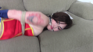 www.cinchedandsecured.com - 198 - Amanda Marie - Babysitter's Cosplay Bondage Evening thumbnail