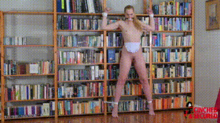 www.cinchedandsecured.com - 1284 - Ariel Anderssen - Bibliophile Bondage thumbnail