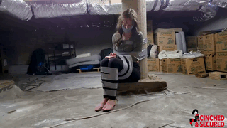 www.cinchedandsecured.com - 1568 - Ella Raine - Taped and Gagged In His Basement thumbnail